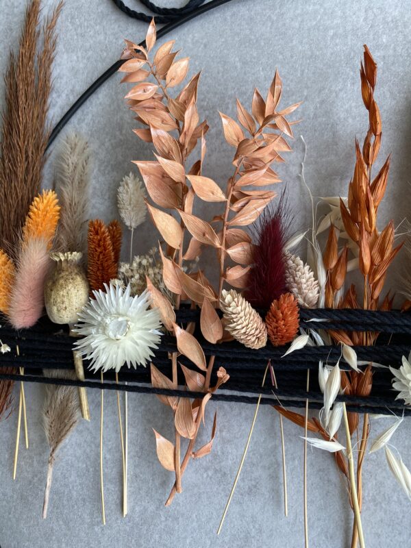 Trockenblumenkranz cozy XL – Bild 2